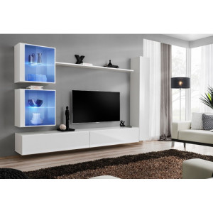 PROMOCJA Meblościanka Switch XVIII biały ASM