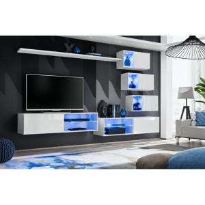 PROMOCJA Meblościanka Switch XXIV biały ASM