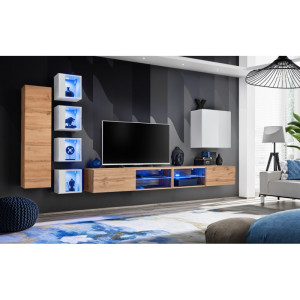 PROMOCJA Meblościanka Switch XXVI wotan/biały ASM