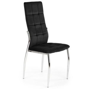 Krzesło tapicerowane K416 velvet Halmar Czarny