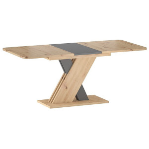 Stół Exel Dąb Artisan / Antracyt 140(180)X85 (D) Signal