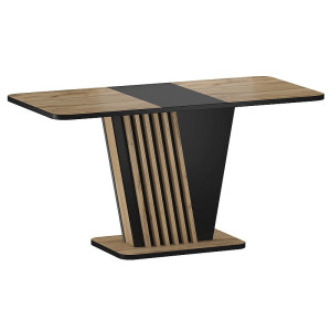 Stół Nevio Dąb Artisan / Czarny 125(170)X75 Signal