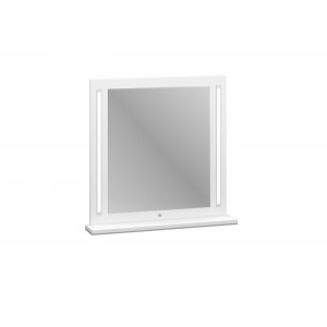 PROMOCJA Lustro MIRROR 02 Biały alpejski ML Meble