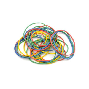 Gumki recepturki 100mm 1.5/1.5 białe 1kg
