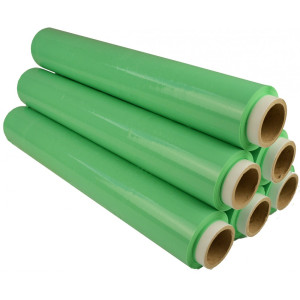 Folia stretch 1.5kg 23my zielona