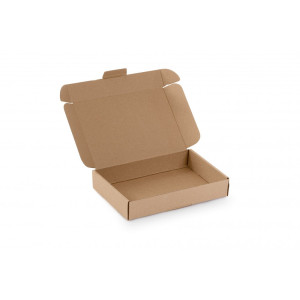 Karton fasonowy 225x155x41mm (230x160x45) brązowy