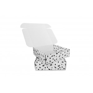 Karton 330x330x100mm z nadrukiem świątecznym