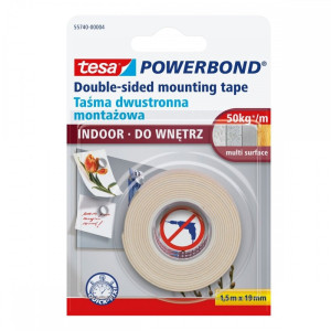 Taśma montażowa TESA wewnętrzna 1.5mx19mm