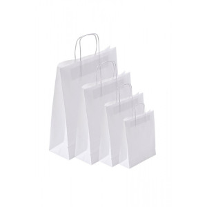 Torba papierowa biała 300x170x340mm 90g
