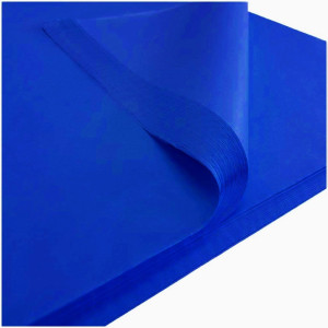 Bibuła gładka 50x70cm granatowa 50szt