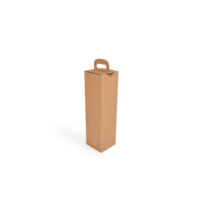 Karton do wina z rączką 90x90x330mm karbowany