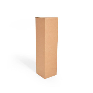 Karton fasonowy do wina 80x80x310mm brązowy 300