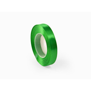 Wstążka satynowa 12mm/25m zielona