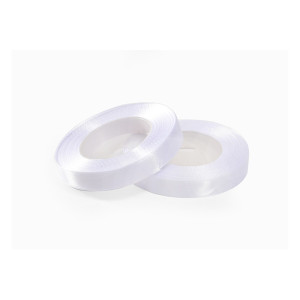 Wstążka satynowa 12mm/25m biała
