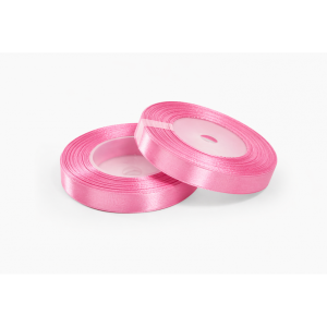 Wstążka satynowa 12mm/25m Różowa