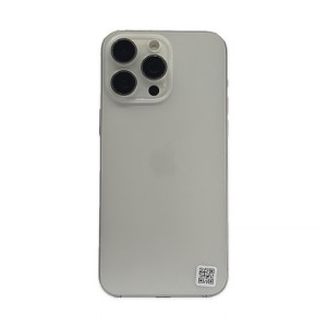 Apple - iPhone 15 Pro Max - 256 Go - Reconditionné - Correct - Titane blanc