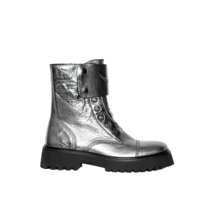 Zadig &amp; Voltaire Bottines Joe Fast Vintage Metal