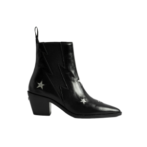 Zadig &amp; Voltaire Bottines Tyler Stars Vintage Patent