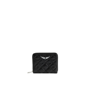 Zadig &amp; Voltaire Porte-Monnaie Mini ZV Matelassé Monogram