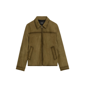 Zadig &amp; Voltaire Blouson Loumy Cuir Suede
