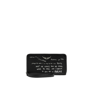 Zadig &amp; Voltaire Portefeuille Compagnon Graffiti