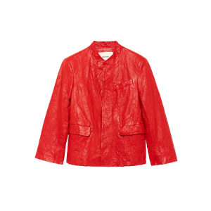 Zadig &amp; Voltaire Blazer Veryn Cuir Froissé