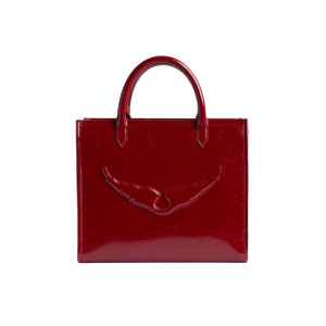 Zadig &amp; Voltaire Sac Angel Tote Wrinkled Patent