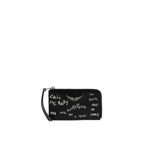 Zadig &amp; Voltaire Porte-Cartes ZV Card Graffiti
