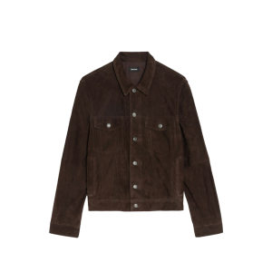 Zadig &amp; Voltaire Veste Bases Cuir Suede