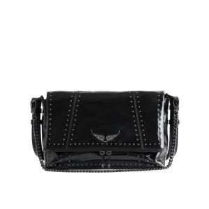 Zadig &amp; Voltaire Sac Rocky II Vintage Patent Studs