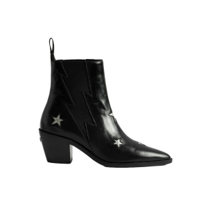 Zadig &amp; Voltaire Bottines Tyler Stars Vintage Patent