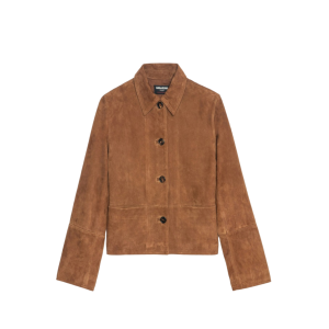 Zadig &amp; Voltaire Blouson Lessa 100% Cuir Suede