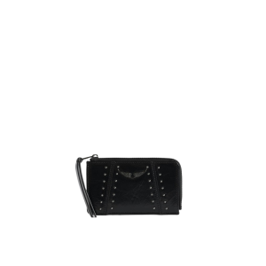 Zadig &amp; Voltaire Porte-Cartes ZV Card Vintage Patent Studs