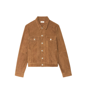 Zadig &amp; Voltaire Veste Bases Cuir Suede