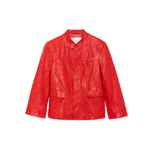 Zadig &amp; Voltaire Blazer Veryn Cuir Froissé