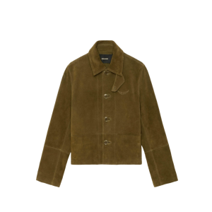 Zadig &amp; Voltaire Blouson Lessa Cuir Suede