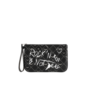 Zadig &amp; Voltaire Pochette Z Pouch Monogram Arty Tag