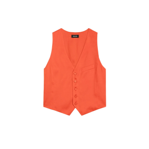 Zadig &amp; Voltaire Gilet Emaux Satin