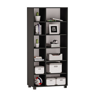 Regał otwarty Łukasz - Czarny - YRKE