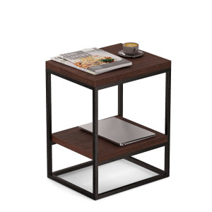 Stolik metalowy - Wenge - YRKE