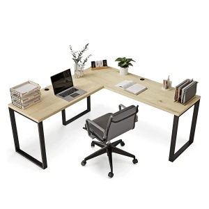 Biurko narożne loft - Dąb Artisan - YRKE