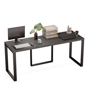 Biurko podwójne Iron Duo Loft - Czarny - YRKE