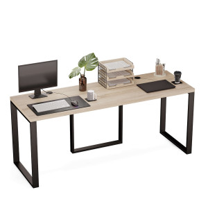 Biurko podwójne Iron Duo Loft - Dąb Sonoma - YRKE
