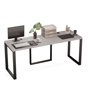 Biurko podwójne Iron Duo Loft - Beton - YRKE