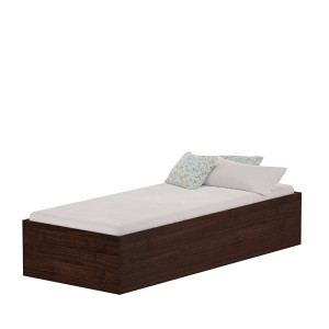 Łóżko jednoosobowe - Wenge - YRKE