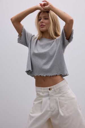T-shirt Diego Grey Short /krótki/  PRE ORDER ONESIZE