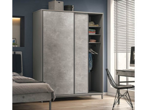 Παιδική ντουλάπα συρόμενα φύλλα SG-1004 (1.63 X 2.14 X .064) cm