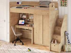 Παιδική κουκέτα MOCHA STUDIO 3 (0.90Χ2.00)