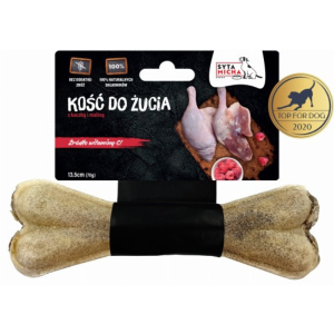 Syta Micha Kość do żucia dla psa z kaczką i malinami 13,5 cm