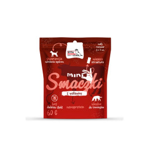 Syta Micha Mini Smaczki dla Psa z Wołowiną 60g